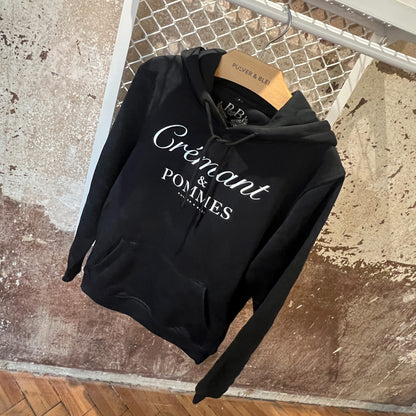 Crémant &amp; Fries - Hoodie Black