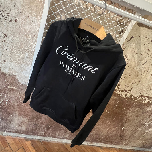 Crémant &amp; Fries - Hoodie Black