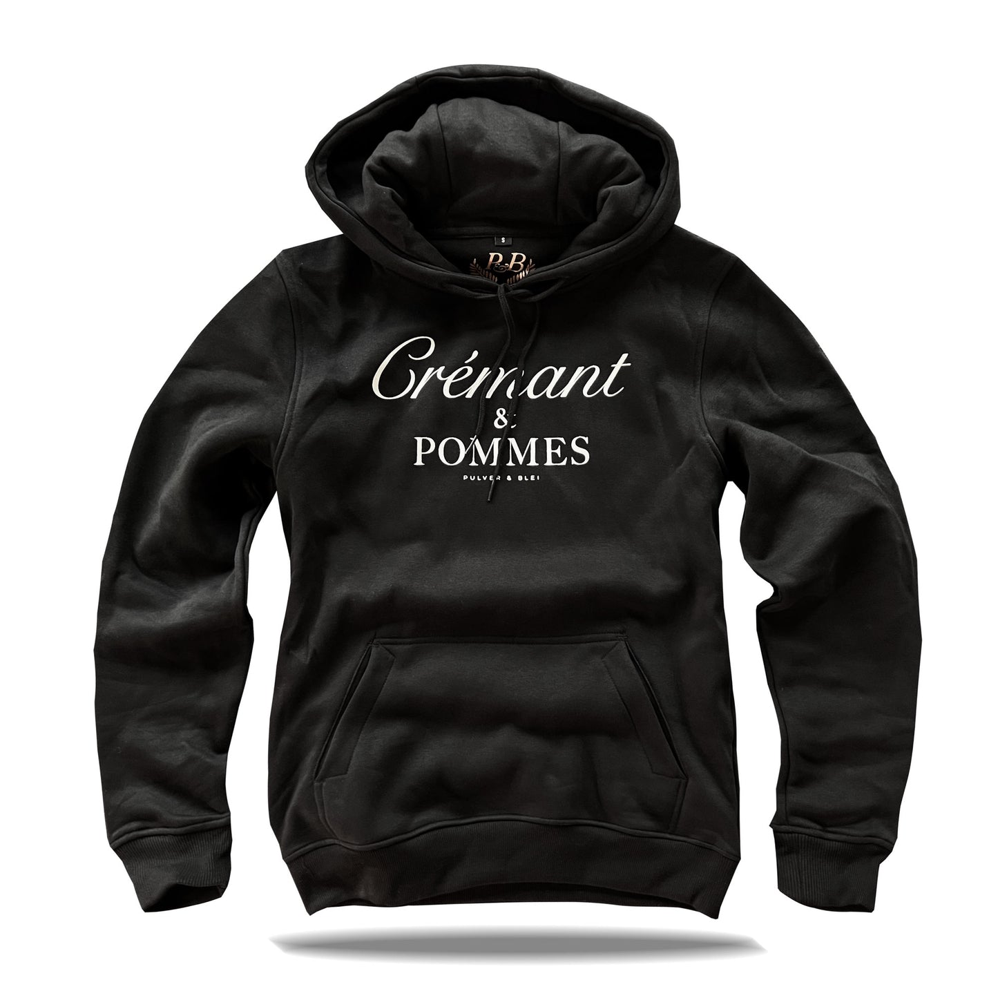 Crémant &amp; Fries - Hoodie Black