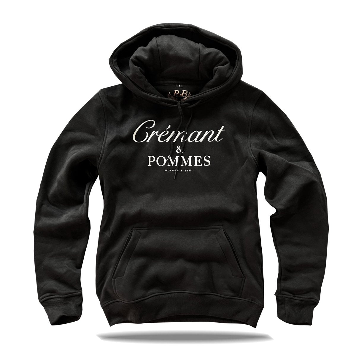 Crémant & Pommes - Unisex - Hoodie Black - Pulver & Blei