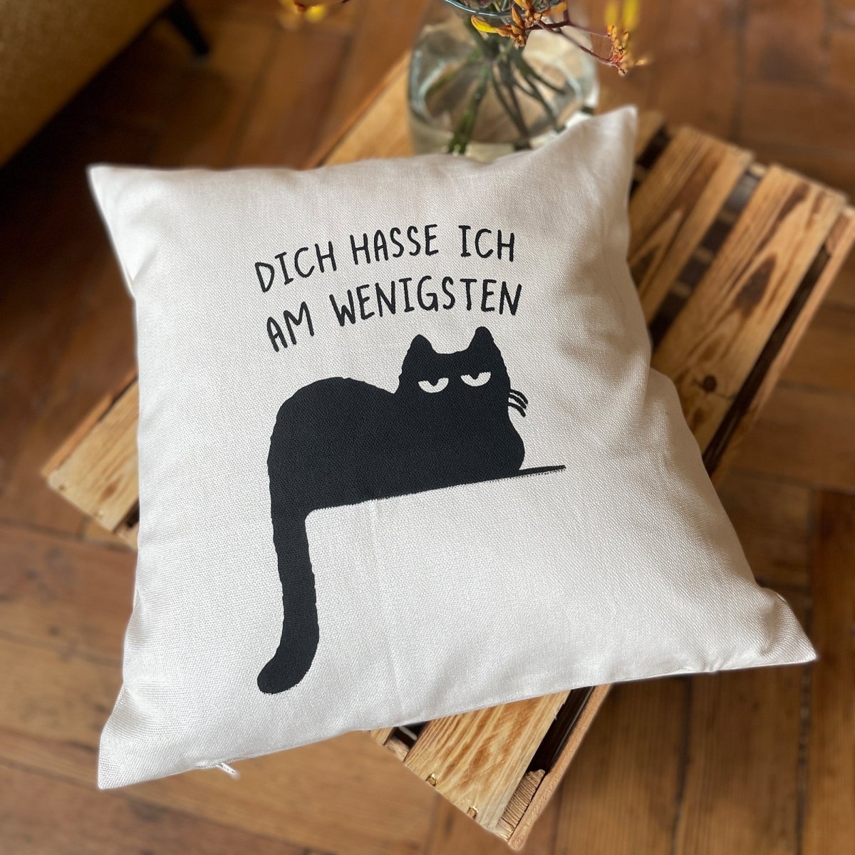 Dich hasse ich am wenigsten - Kissen - Pulver & Blei