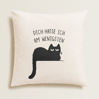 Dich hasse ich am wenigsten - Kissen - Pulver & Blei