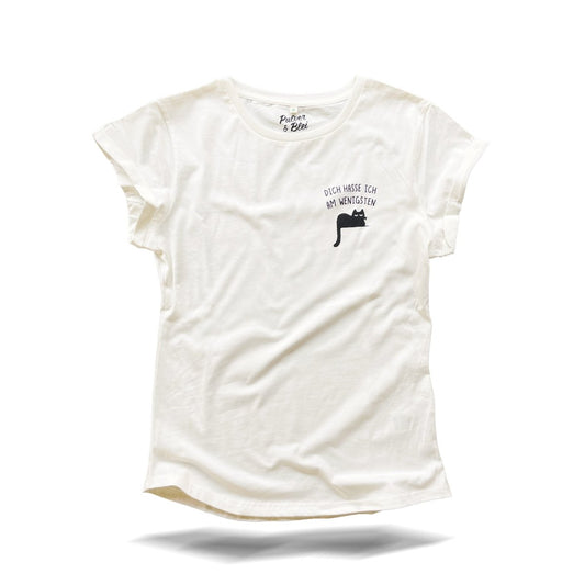 Dich hasse ich am wenigsten - T-Shirt natur - Pulver & Blei