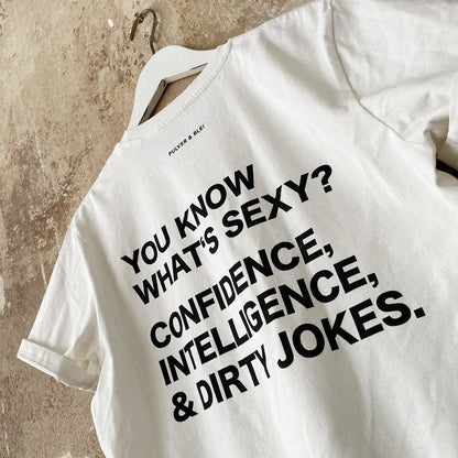 Dirty Jokes Boy Cut Tee - Pulver & Blei