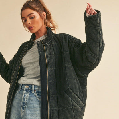 Echowood Haze - LA Vintage Jacket - Pulver & Blei