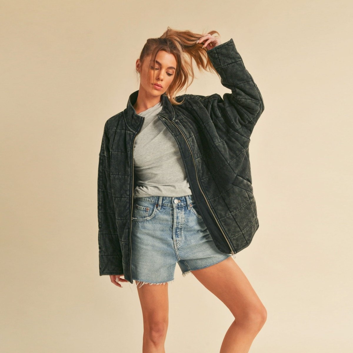 Echowood Haze - LA Vintage Jacket - Pulver & Blei