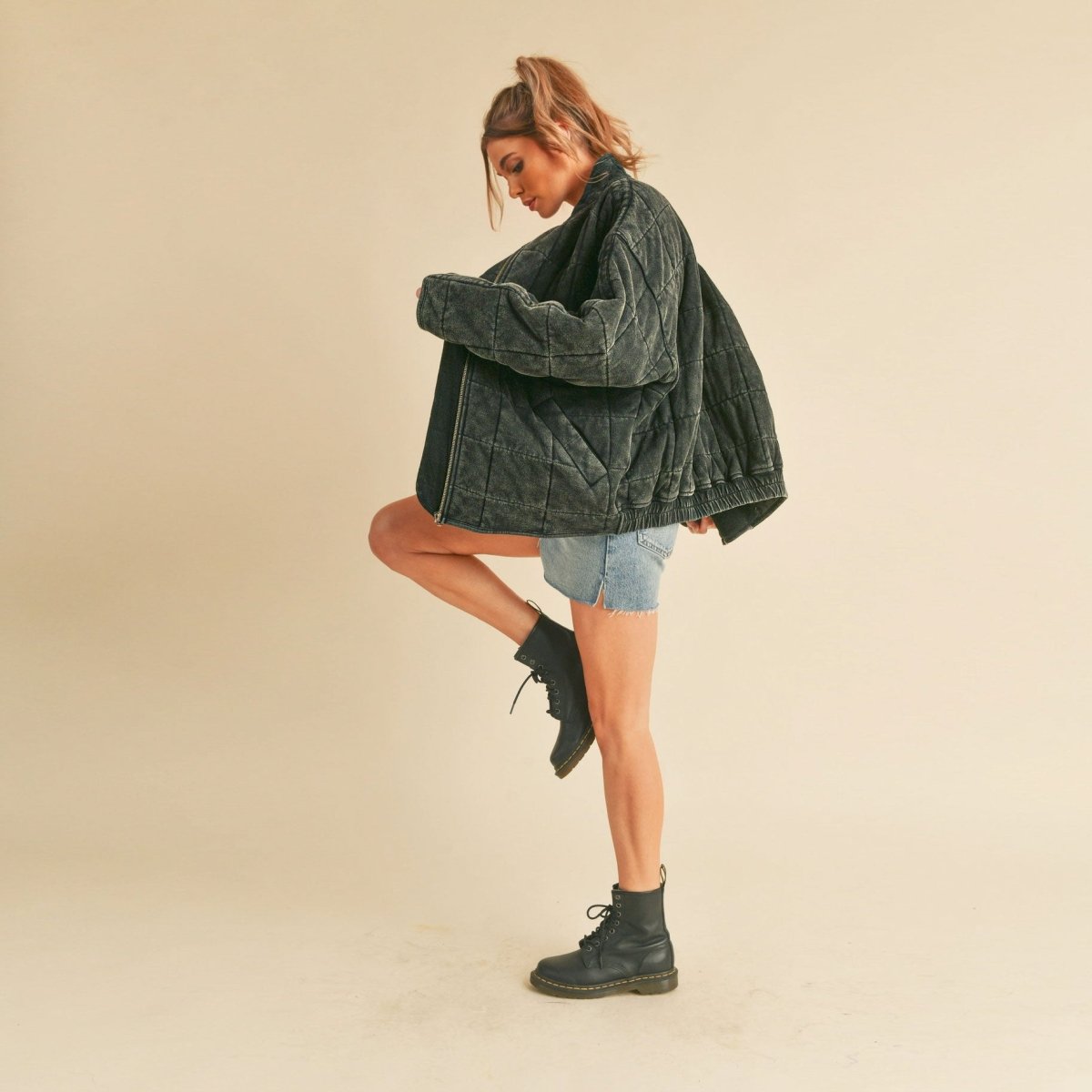 Echowood Haze - LA Vintage Jacket - Pulver & Blei