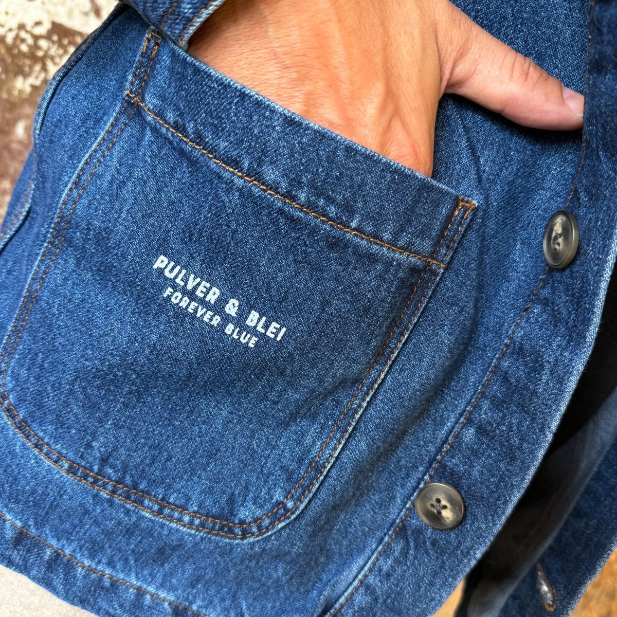 Everyday Denim Atelier - Jeansjacke - Pulver & Blei