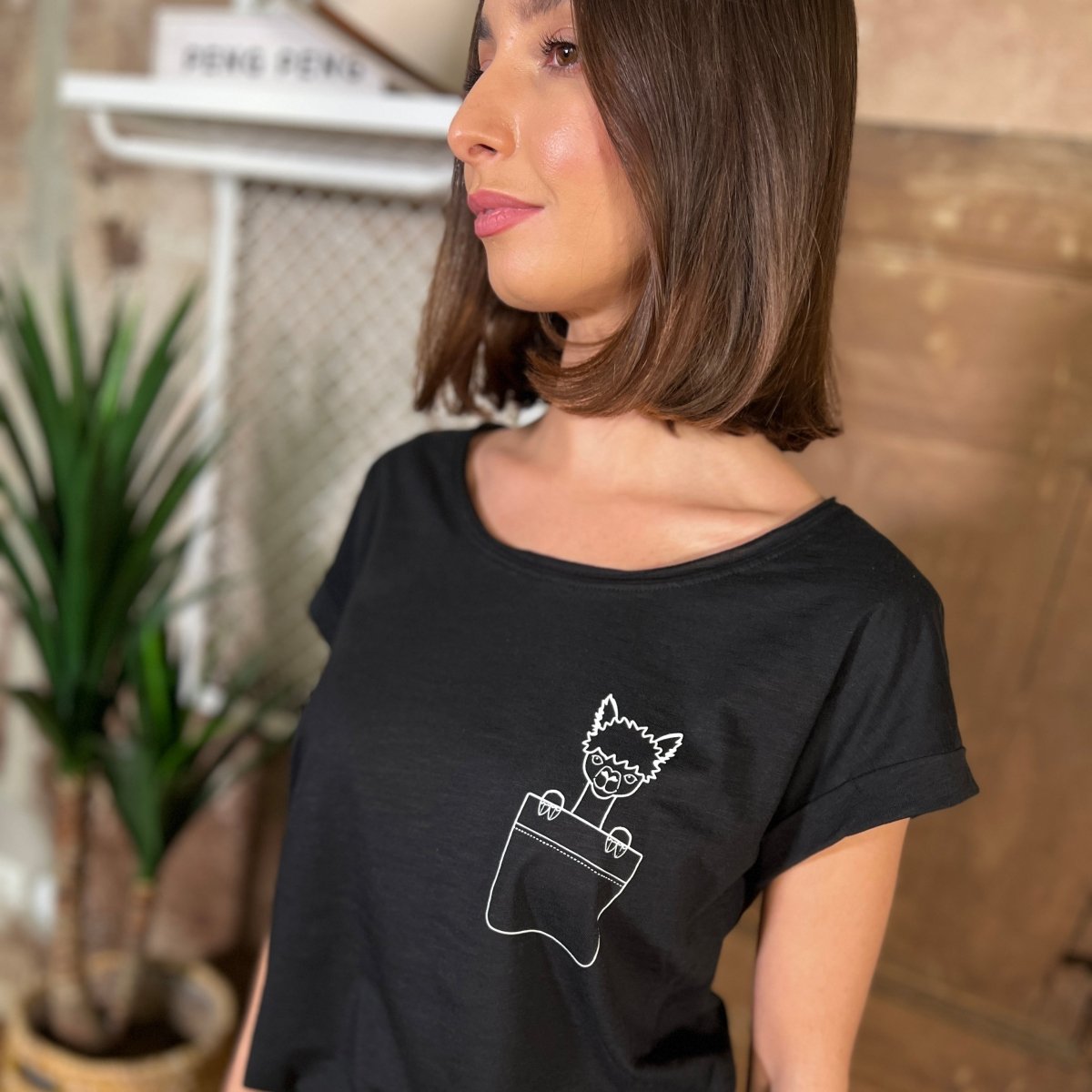 Fashion T-Shirt - HCH Alpacas Potsdam - Pulver & Blei