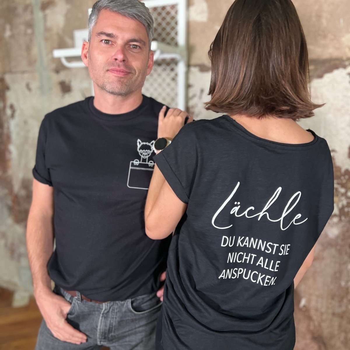 Fashion T-Shirt - HCH Alpacas Potsdam - Pulver & Blei