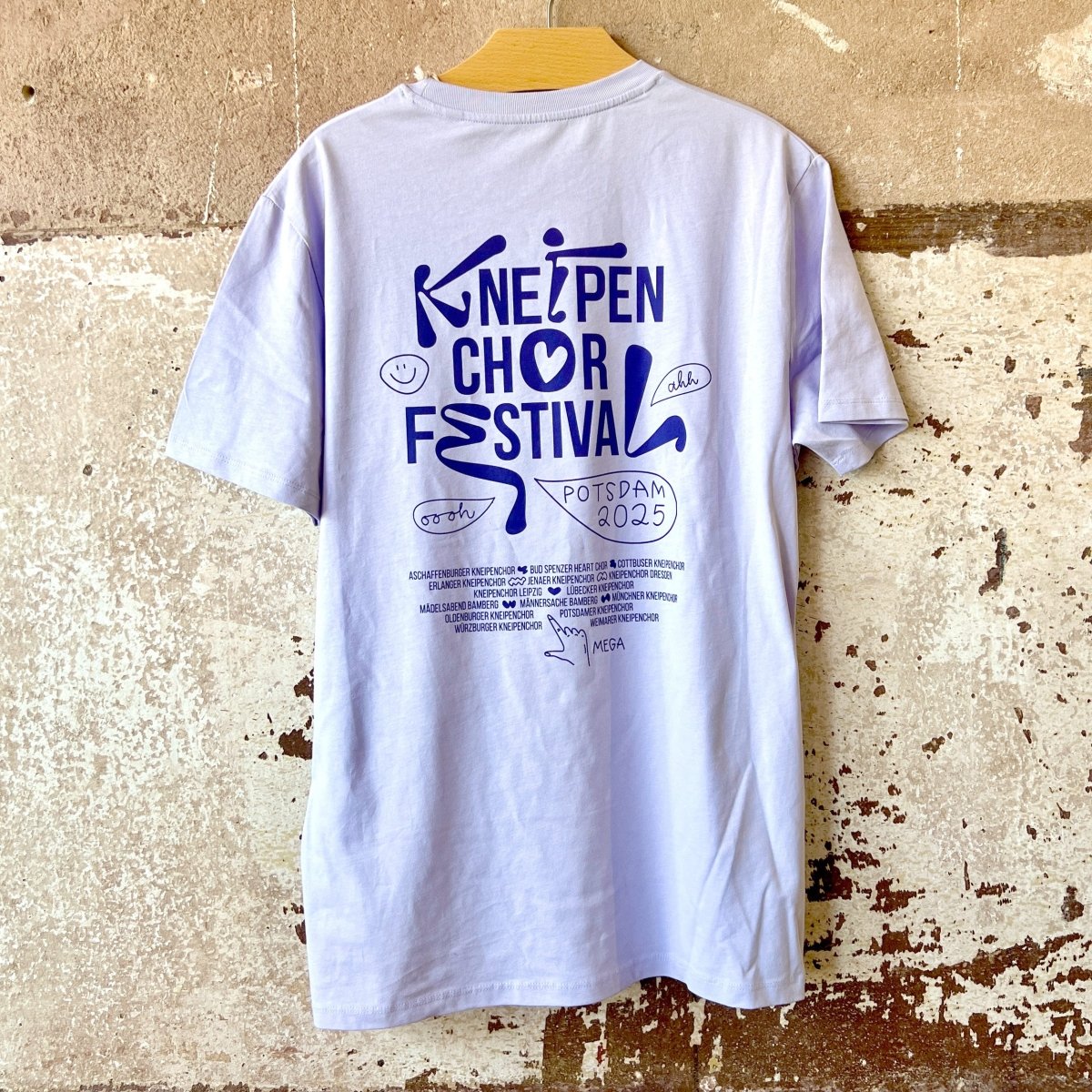 Festival T-Shirt (Bio) - Flieder - Pulver & Blei