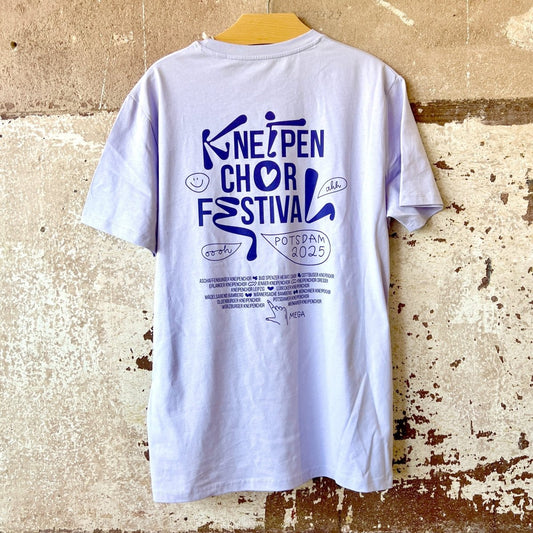 Festival T-Shirt (Bio) - Flieder - Pulver & Blei