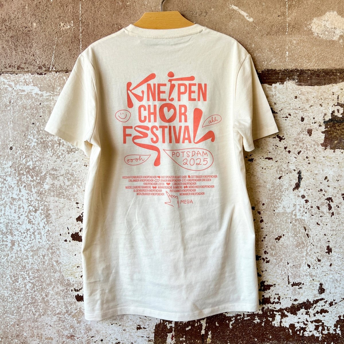Festival T-Shirt (Bio) - natur - Pulver & Blei