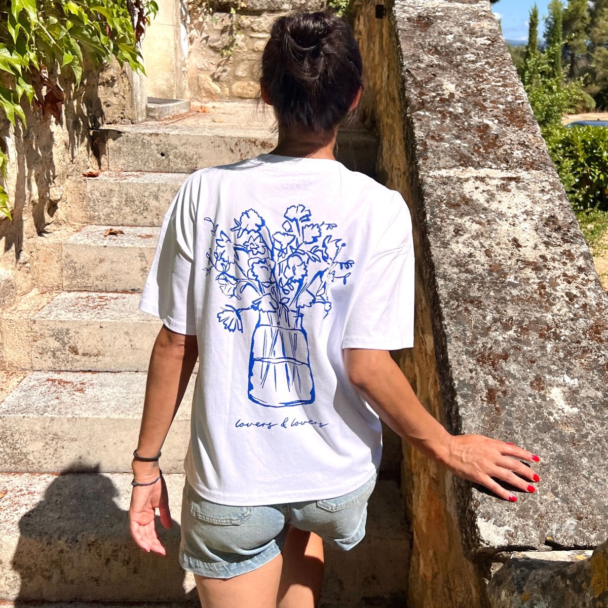Flowers & Lovers - Oversize White - Pulver & Blei