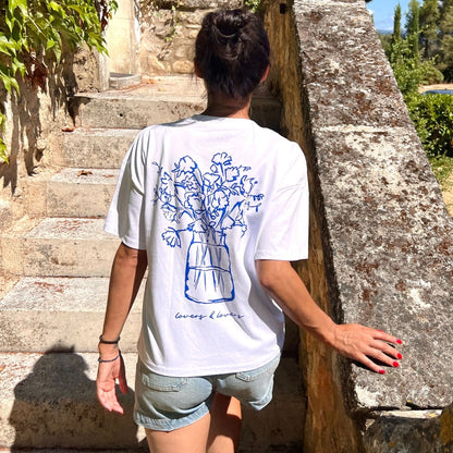 Flowers & Lovers - Oversize White - Pulver & Blei