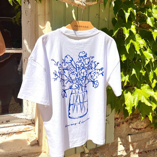 Flowers & Lovers - Oversize White - Pulver & Blei