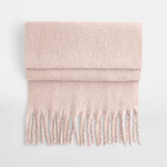 Fluffy Pink Schal XL - Pulver & Blei
