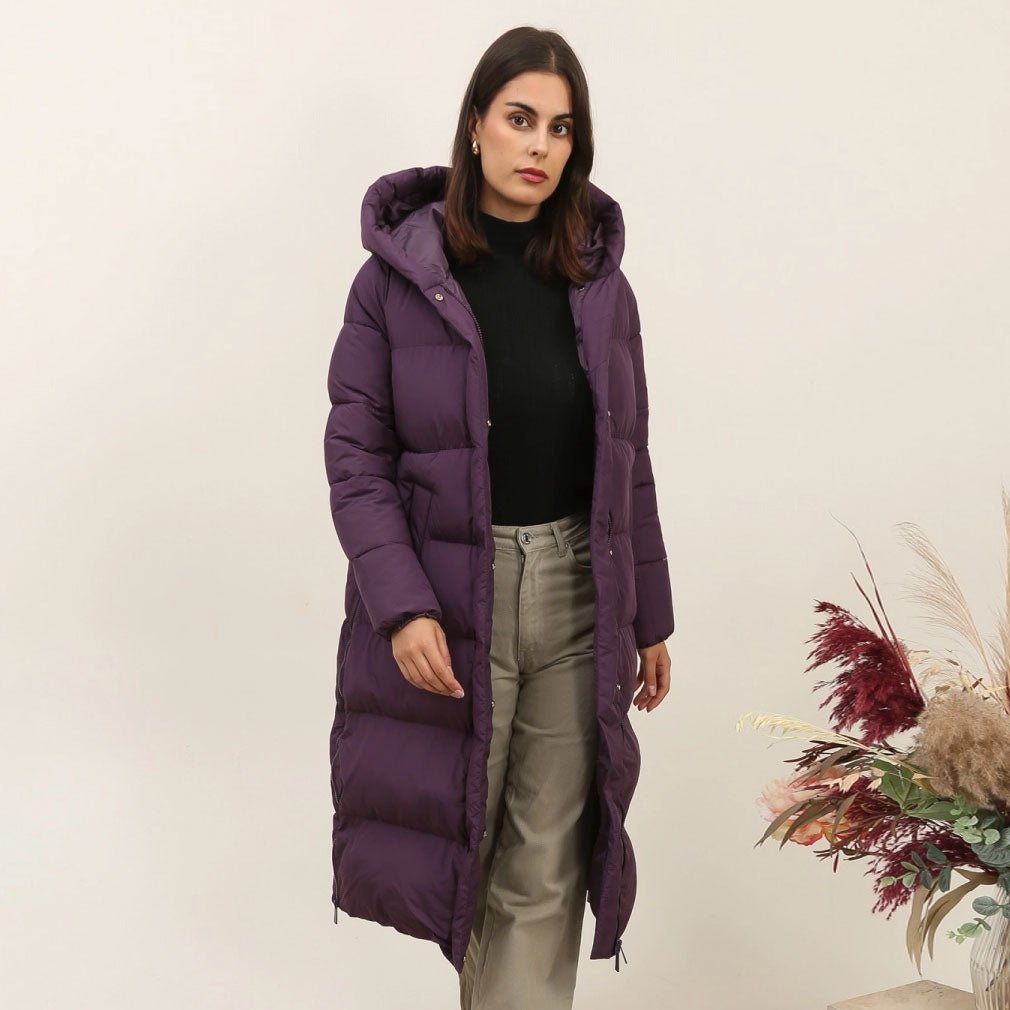 Grande Belle - Puff Down Jacket Purple - Pulver & Blei