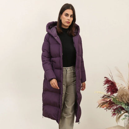 Grande Belle - Puff Down Jacket Purple - Pulver & Blei