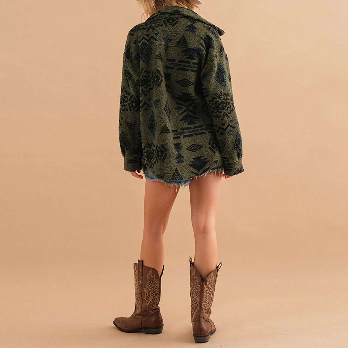 Green Valley Teddy Jacket - Pulver & Blei