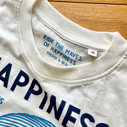 Happiness comes in Waves - Relax Cut Offwhite