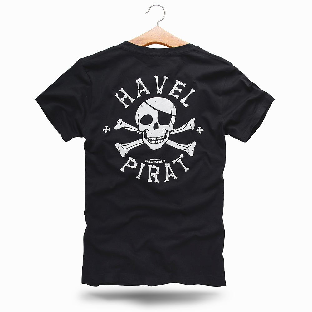 Havel Pirat - T-Shirt schwarz - Pulver & Blei