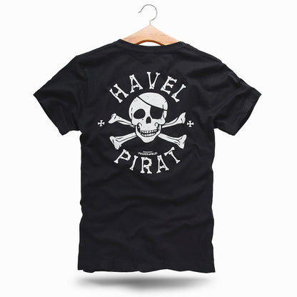 Havel Pirat - T-Shirt schwarz - Pulver & Blei