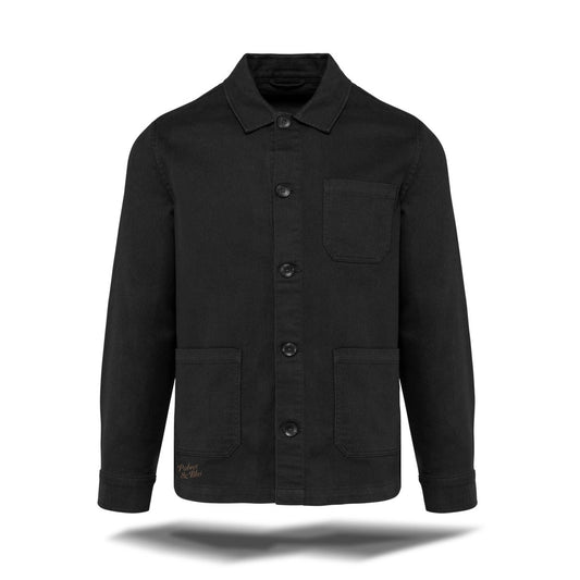 Heritage Hemdjacke Bane Black - Pulver & Blei