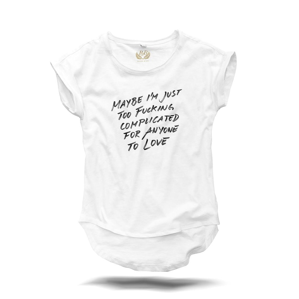 Just in Love - Fashion Tee white - Pulver & Blei