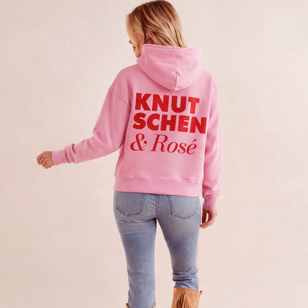 Knutschen & Rosé - Oversize Hoodie pink - Pulver & Blei