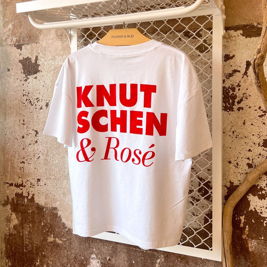 Knutschen & Rosé - Oversize T-Shirt Weiss - Pulver & Blei