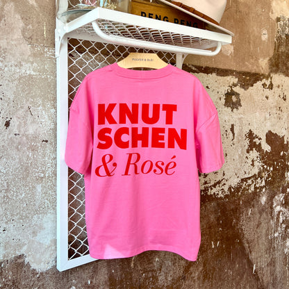 Kissing &amp; Rosé - Oversize T-Shirt Pink
