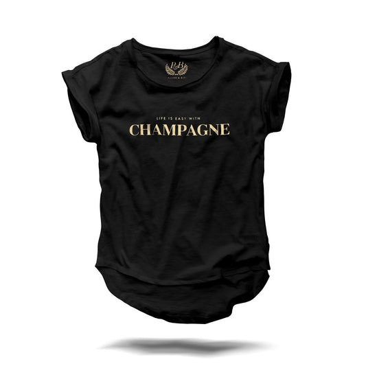 "Life is easy with Champagne" - Gold Edition - Pulver & Blei
