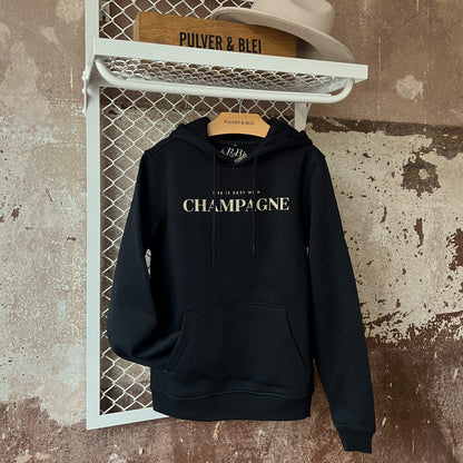 Champagne Gold Edition Hoodie Black