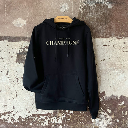 Champagne Gold Edition Hoodie Black