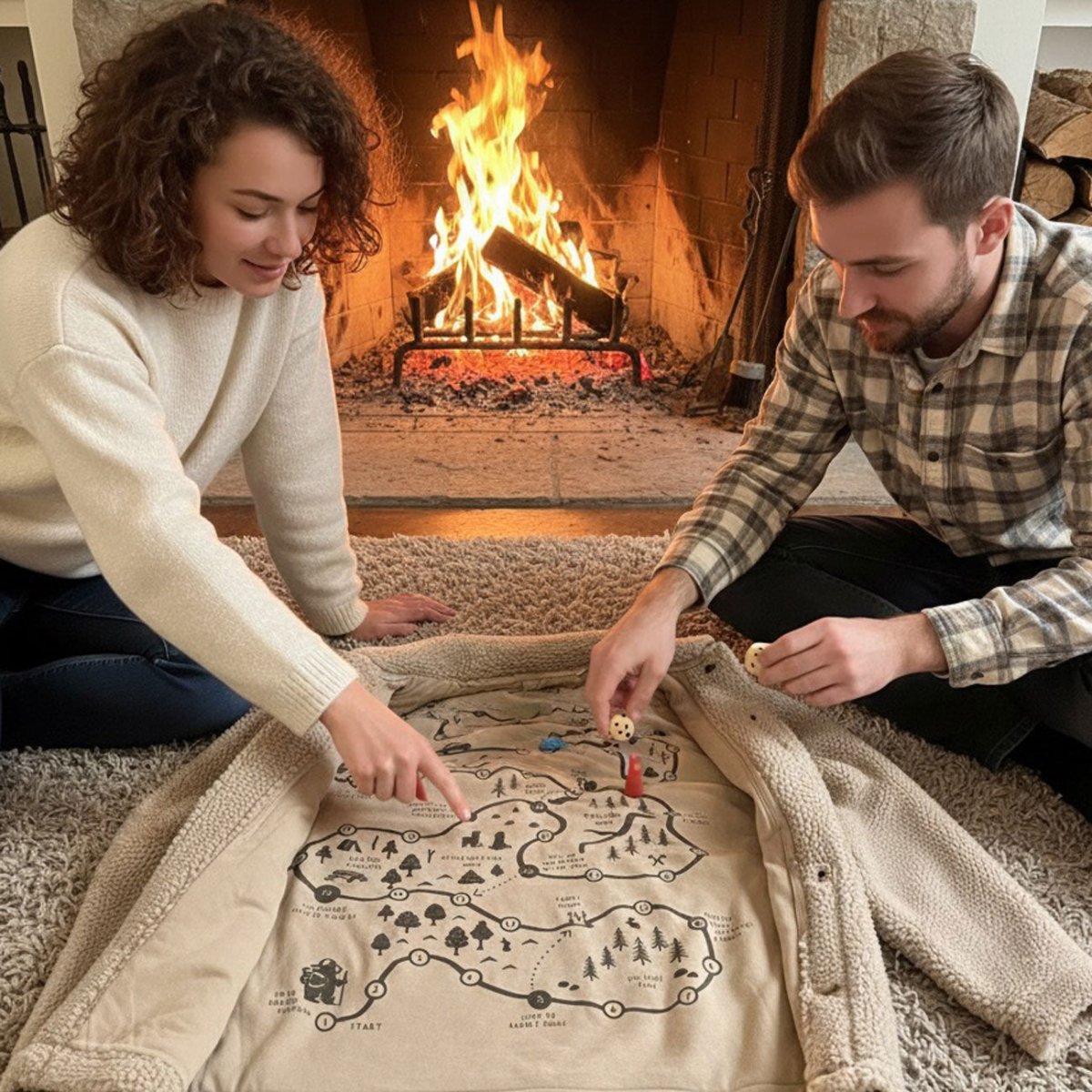 Mountain Sherpa Coat - Pulver & Blei