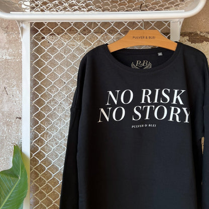 No Risk No Story - Sweatshirt Black - Pulver & Blei
