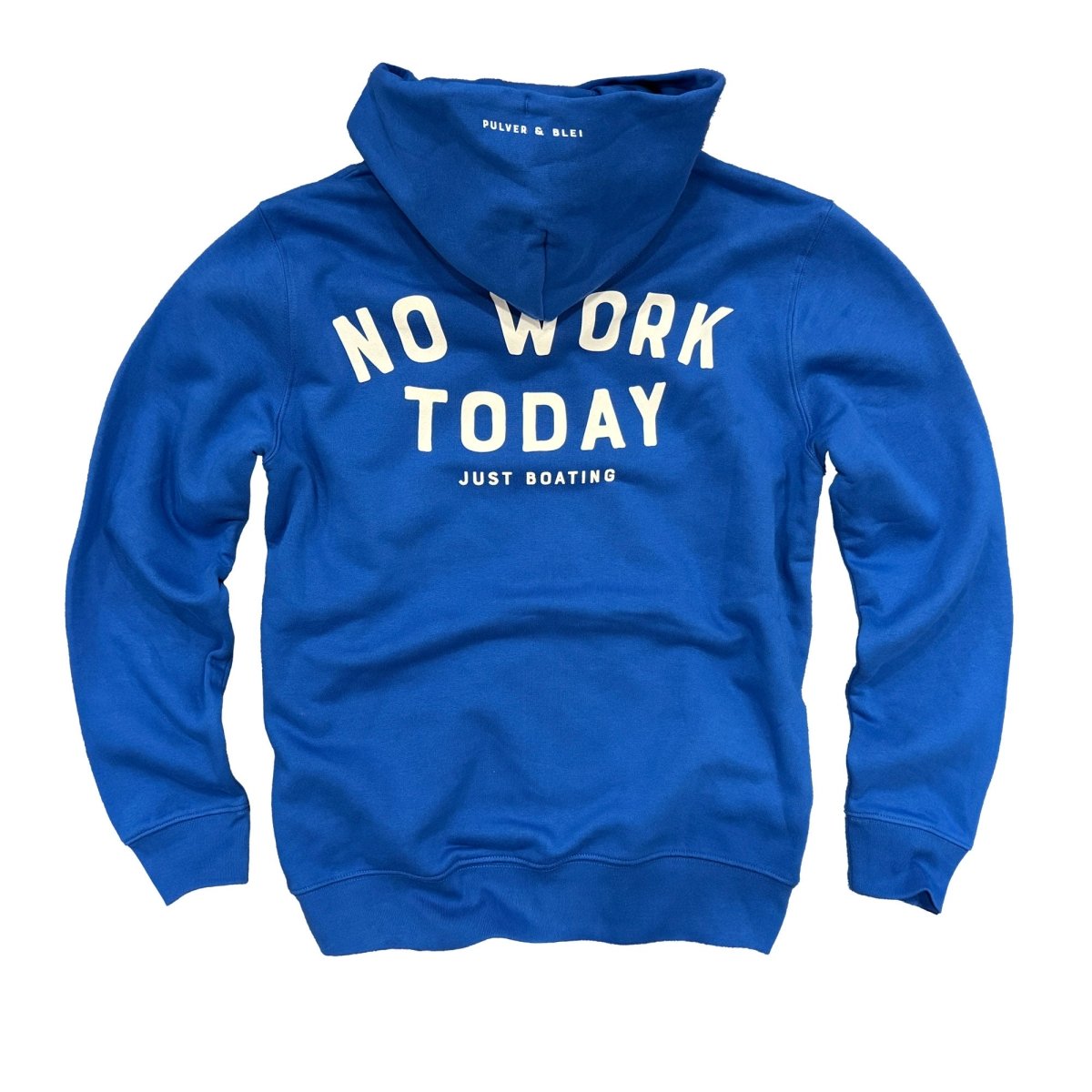 No Work - Just Boating Kapuzenjacke Sea Blue - Pulver & Blei