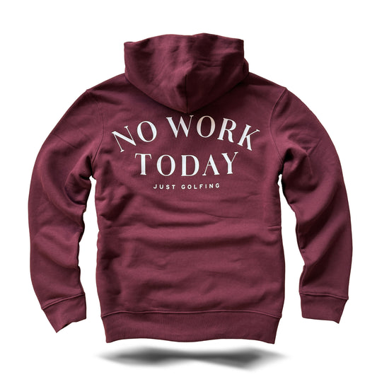 Swing Easy - Golf Hoodie Bordeaux