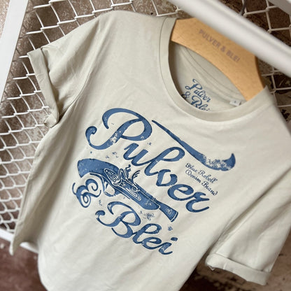 Old Gun Offwhite T-Shirt - Pulver & Blei