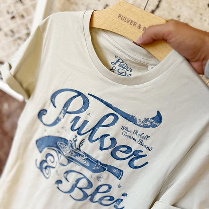 Old Gun Offwhite T-Shirt - Pulver & Blei
