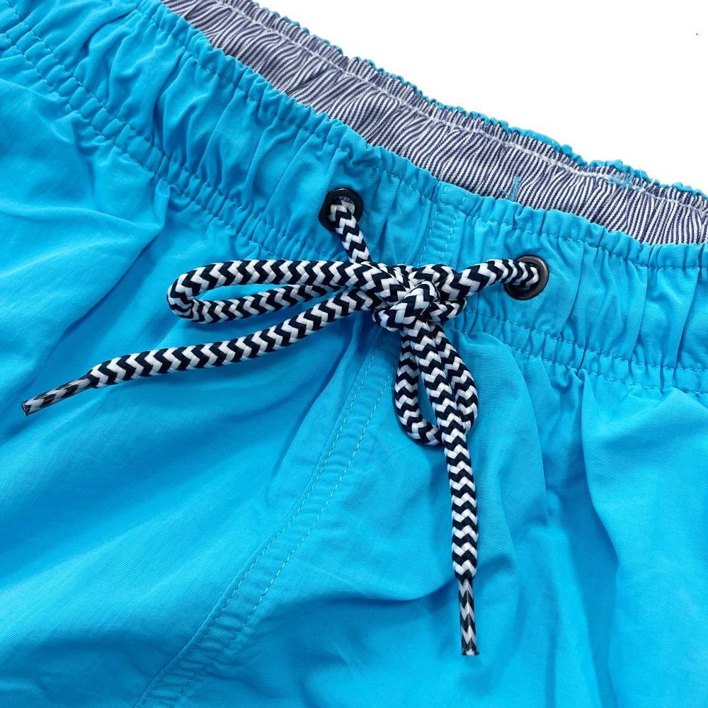 Paradise Bay Swim Short - Badehose Türkis - Pulver & Blei