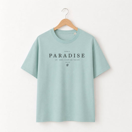Paradise Oversize T-Shirt Jade Green - Pulver & Blei