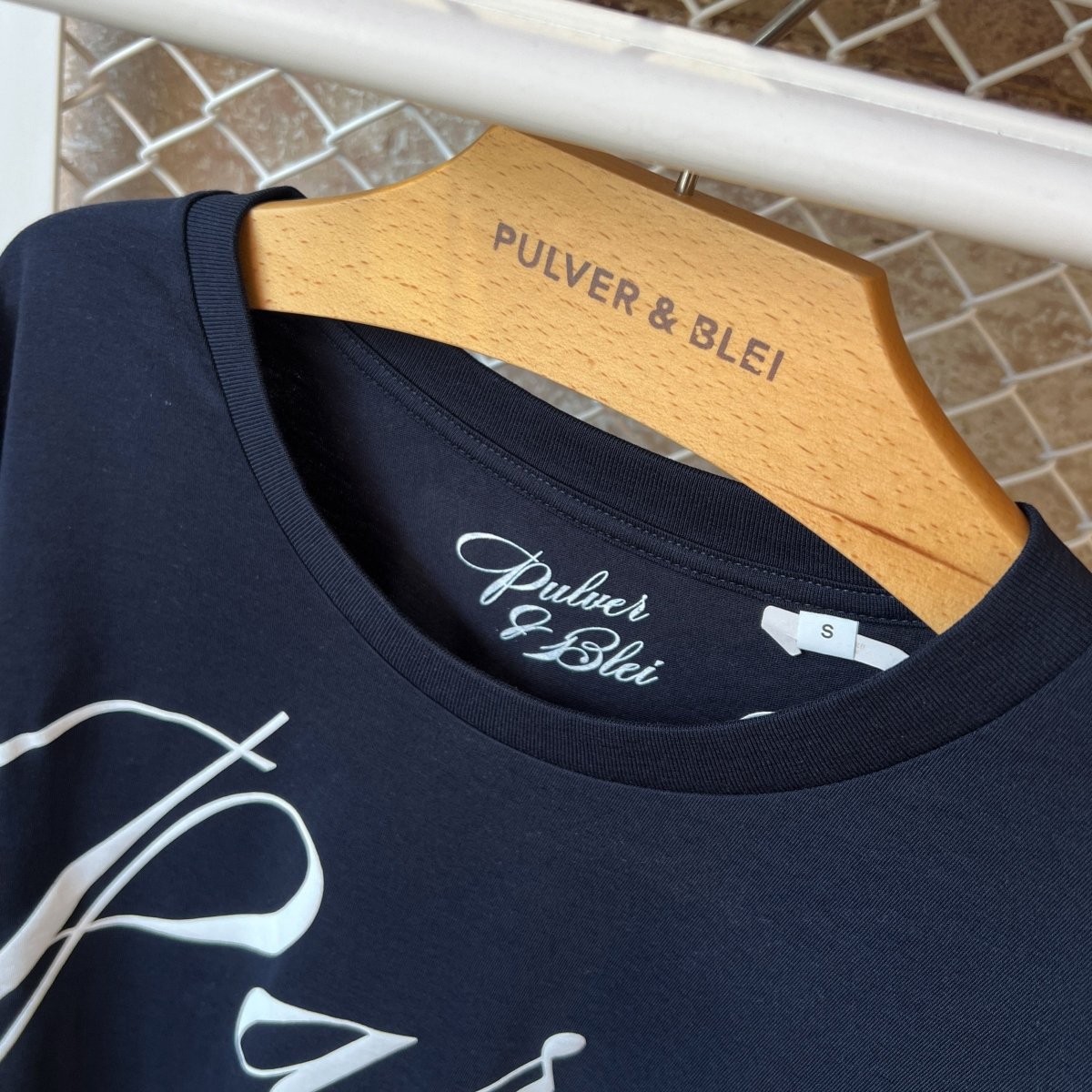 Paris Chic - Fashion T-shirt Navy - Pulver & Blei