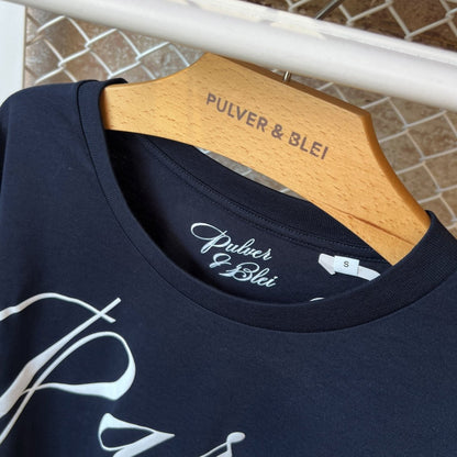 Paris Chic - Fashion T-shirt Navy - Pulver & Blei