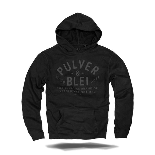 Peak Patrol Hoodie black - Pulver & Blei