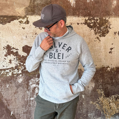 Peak Patrol Hoodie grau - Pulver & Blei