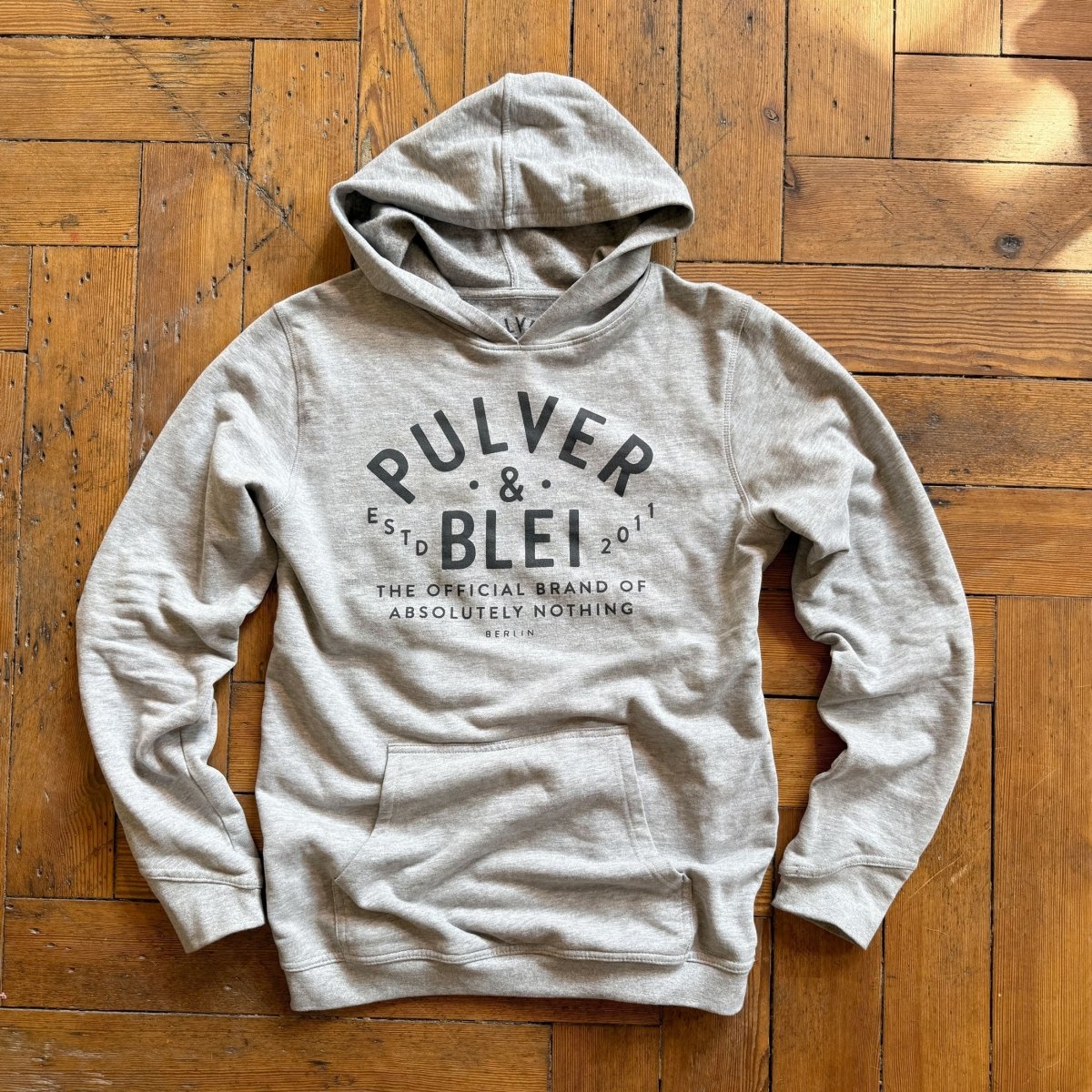 Peak Patrol Hoodie grau - Pulver & Blei