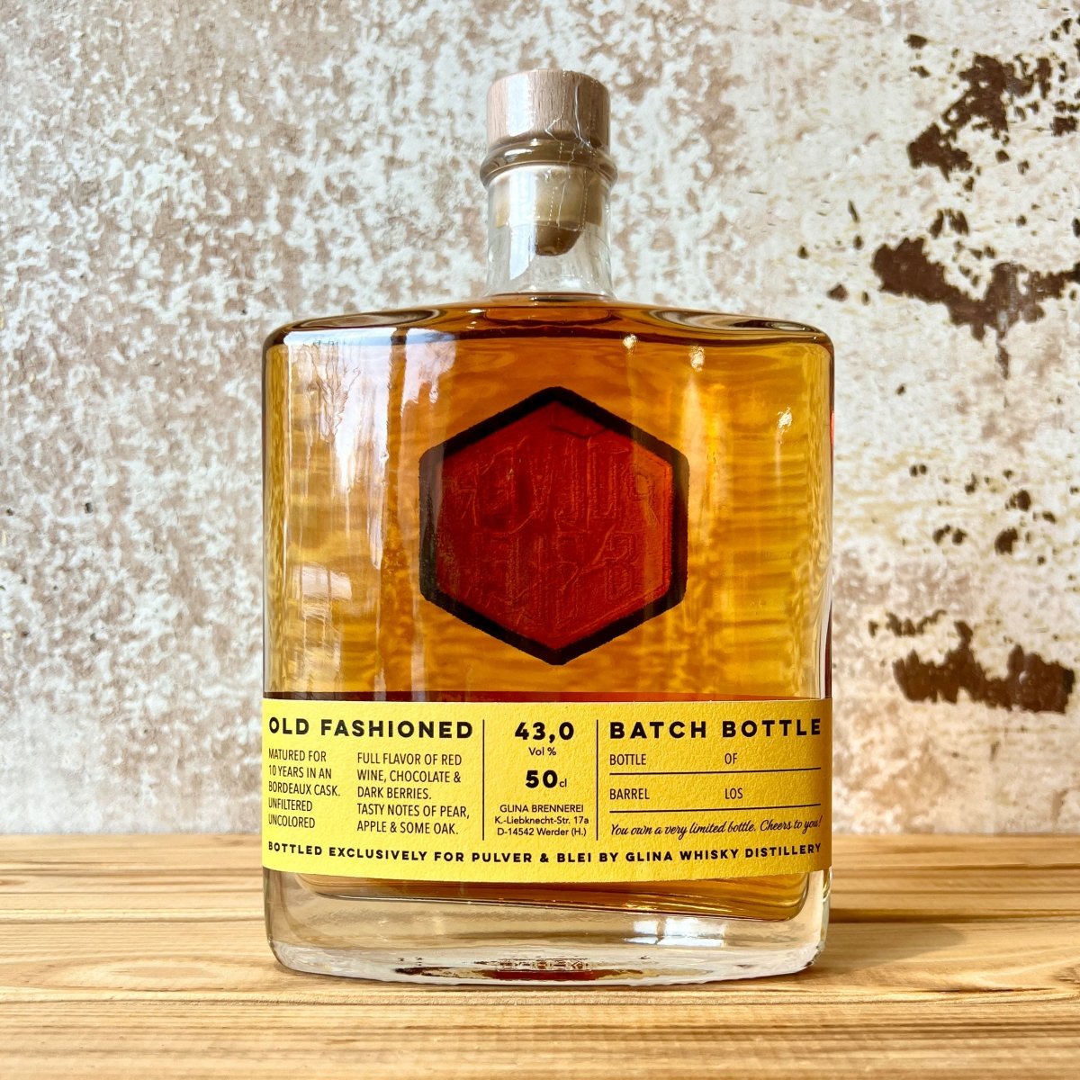 Pulver & Blei - Single Malt Whisky - Bottle Number One - Pulver & Blei