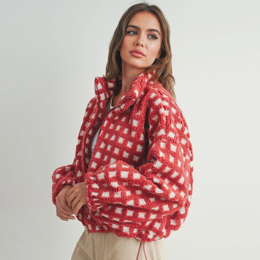 Redwood Grid - California Teddy Jacket - Pulver & Blei